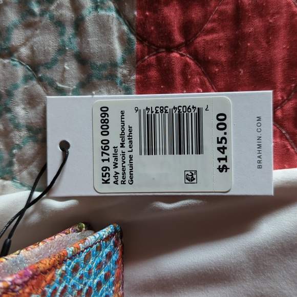 Brahmin Sm Finley w/Ady wallet in Reservoir NWT's - Picture 2 of 6